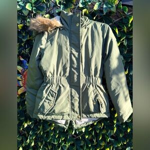 •‎ Joe Fresh Sherpa Lined Hooded Parka